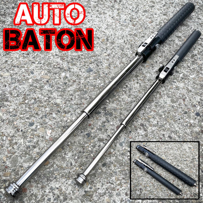 Automatic Spring Self-defense Telescopic Sticks 26inch Baton