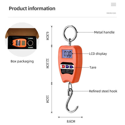 200KG Electronic Mini Crane Scale