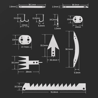 22 In 1 Survival Card-Multi Purpose Pocket Tool